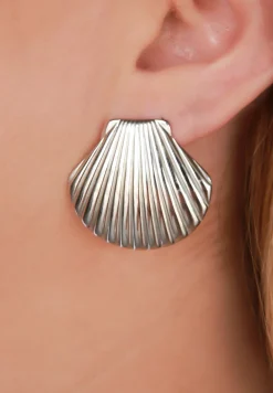 Ariel Seashell Stud Earrings