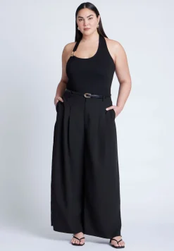 Asym Halter With Hardware Detail
