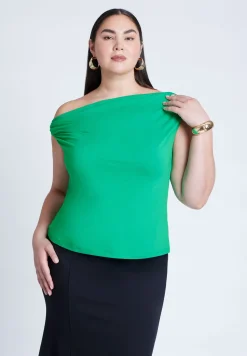 Asym Twist Sleeve Top