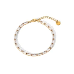 Bianca Bracelet - Clear Crystal