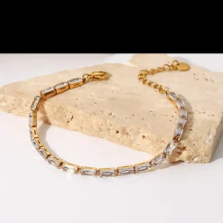 Bianca Bracelet - Clear Crystal