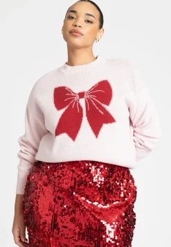 Bow Intarsia Sweater