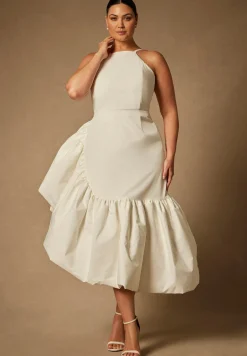 Bridal by ELOQUII Midi Flounce Dress