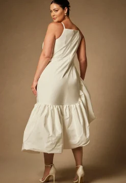 Bridal by ELOQUII Midi Flounce Dress