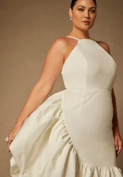 Bridal by ELOQUII Midi Flounce Dress