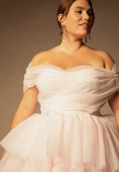 Bridal by ELOQUII Mixed Tulle Gown
