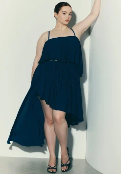 Cascading Asym Skirt