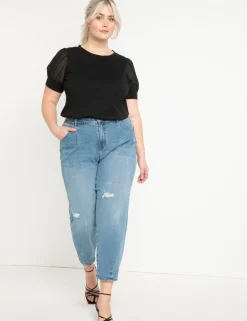 Combo Sleeve Tee
