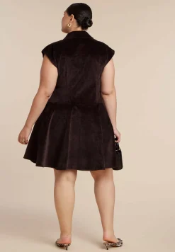 Corduroy Mini Dress