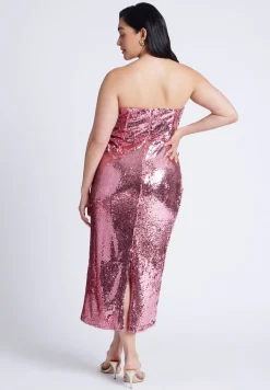 Corset Bodice Sequin Dress
