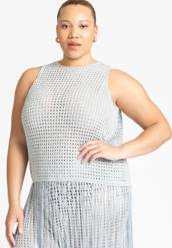Crochet Fringe Sweater Tank