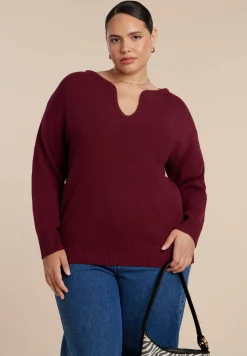 Deep V-Neck Sweater