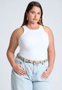 Diagonal Buckle Belt