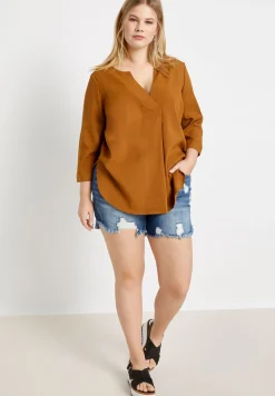 Distressed Denim Short
