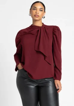 Drape Front Blouse