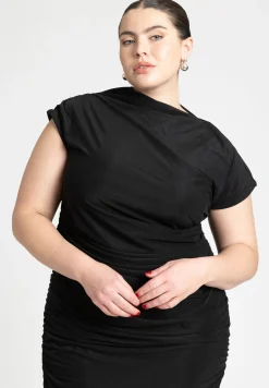 Draped Asym Dress