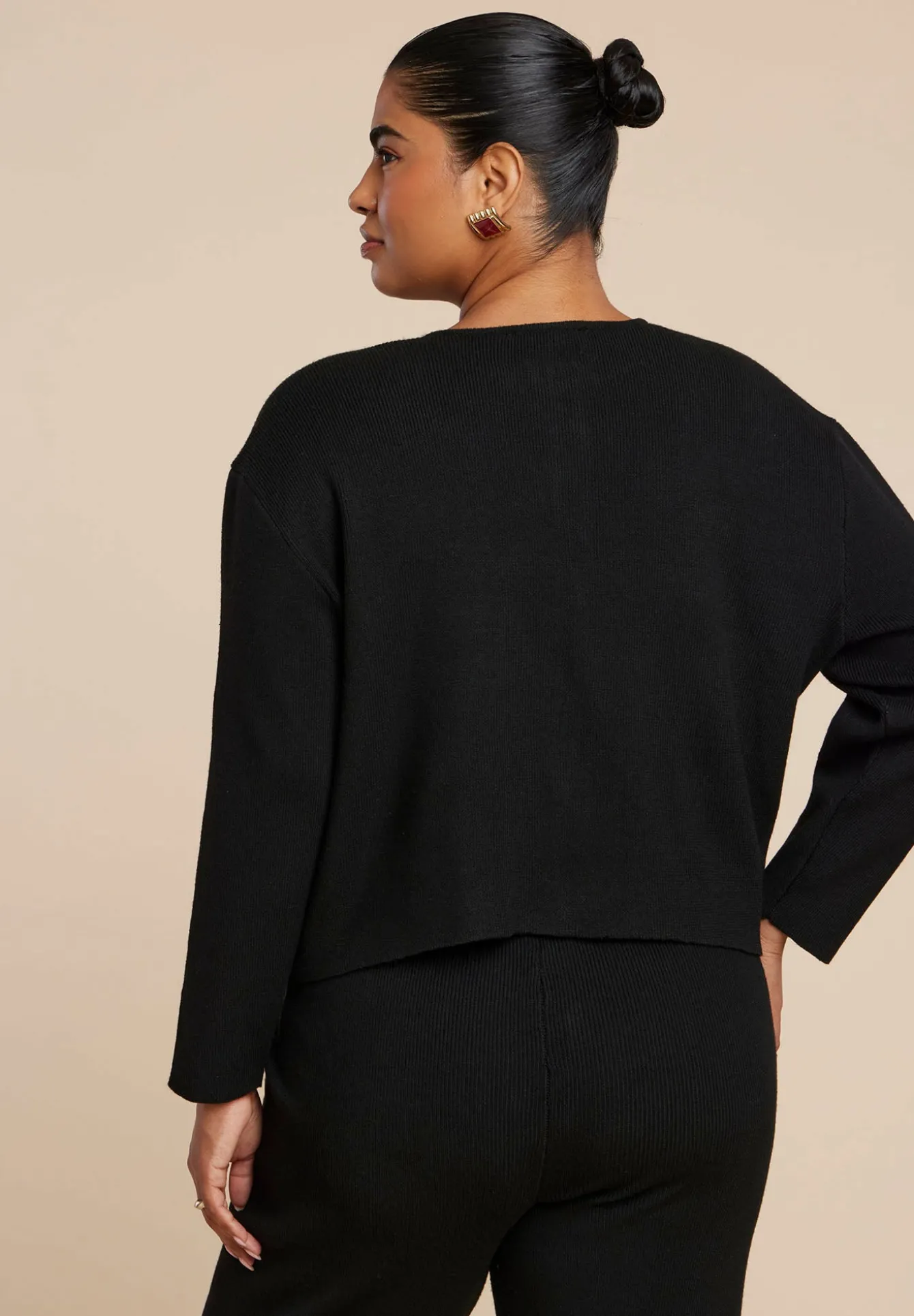 Drop Shoulder Cardigan
