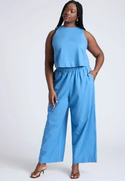 Easy Wide Leg Linen Pant