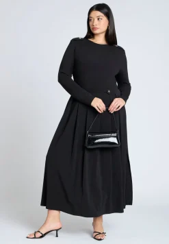 Eupalette Dress With Pleats