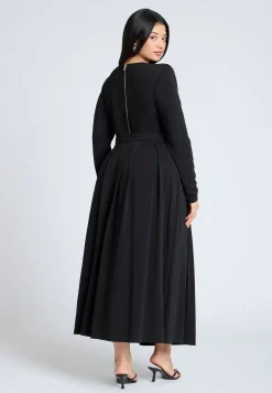 Eupalette Dress With Pleats