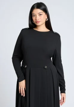 Eupalette Dress With Pleats