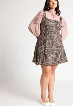 Flare Tweed Mini Jumper