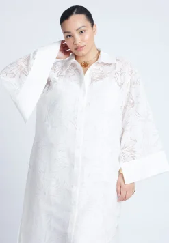 Floral Oversize Shirt Dress