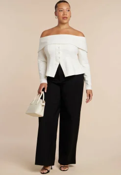 Fold Over Top With Front Button Detail