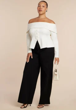 Fold Over Top With Front Button Detail
