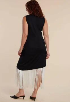 Fringe Asym Dress