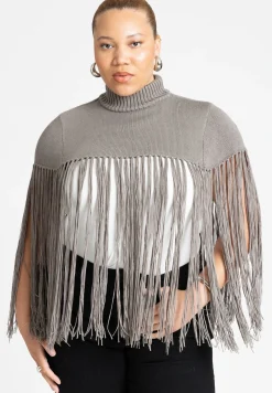 Fringe Half Sweater
