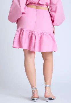 Full Poplin Mini Skirt