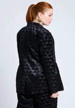 Heart Velvet Blazer