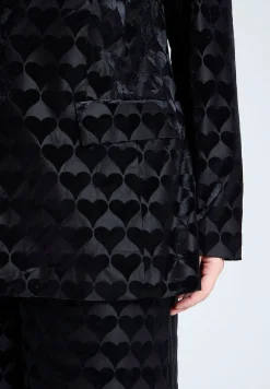 Heart Velvet Blazer