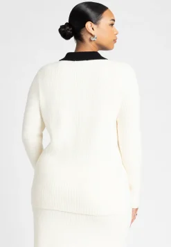 Henley Collared Sweater