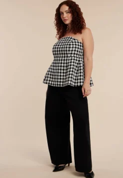 Houndstooth Bustier