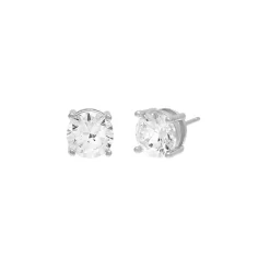 Juliette Stud Earring Silver 8 MM