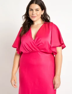 Kimono Sleeve Maxi Dress