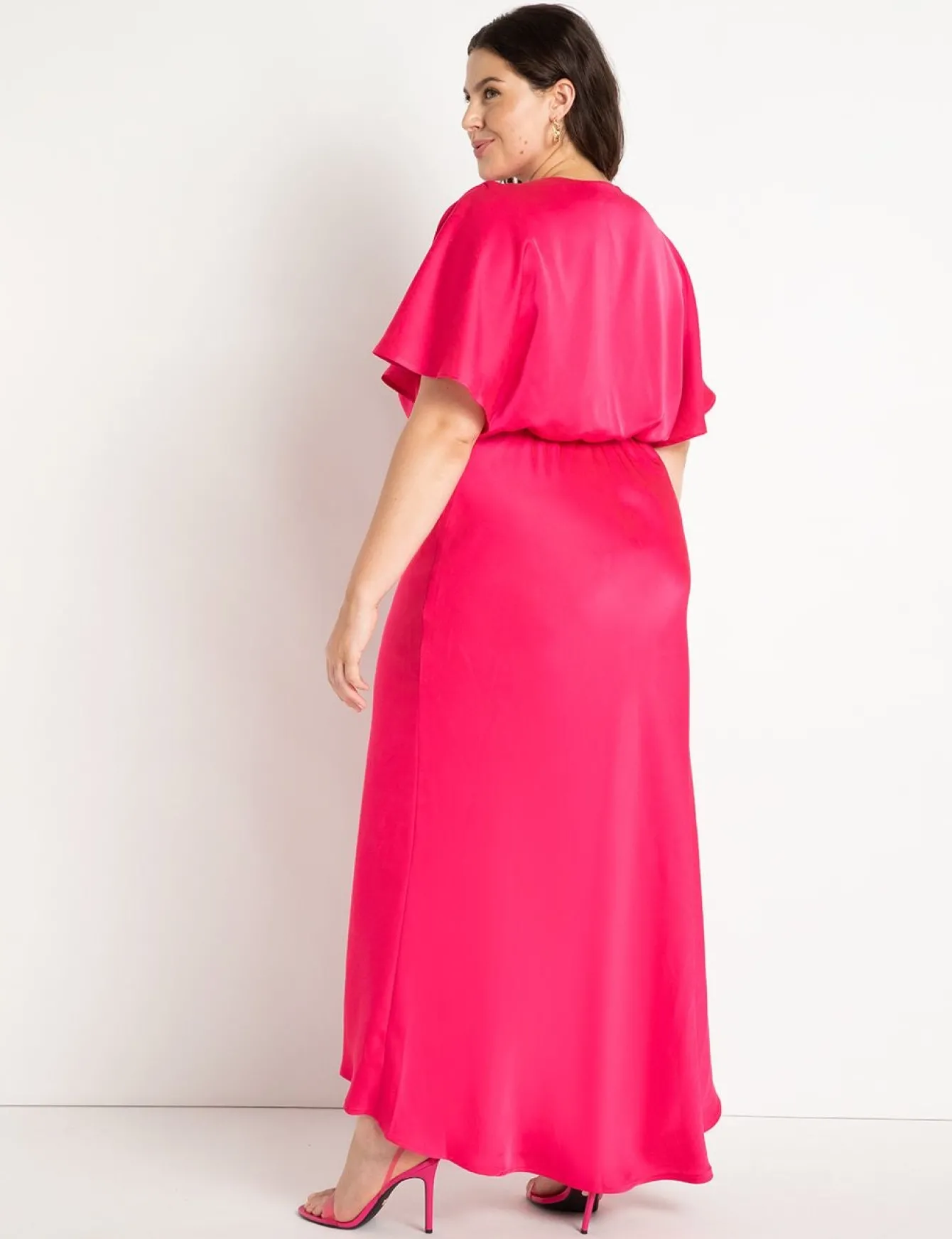 Kimono Sleeve Maxi Dress