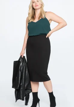Knit Column Skirt