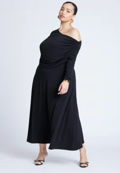Knit Shirred Dress
