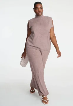 Knit Wide Leg Sweater Pant