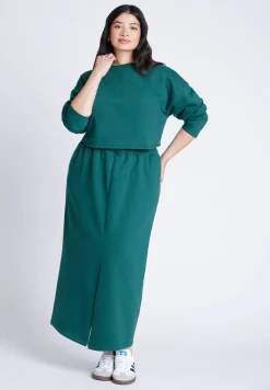 Maxi French Terry Skirt