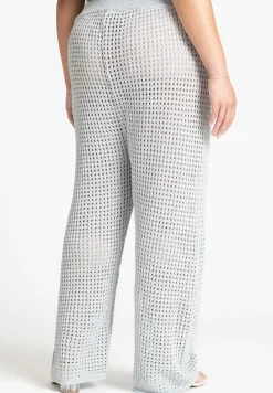 Metallic Crochet Pant