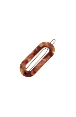Mini Oval Tige Boule Barrette