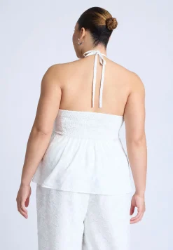 Neck-Tie Halter Top