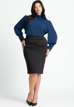 Neoprene Pencil Skirt