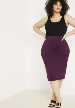 Neoprene Pencil Skirt