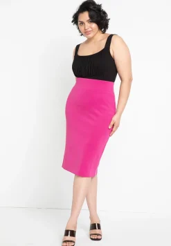 Neoprene Pencil Skirt