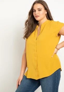 Notch Collar Blouse